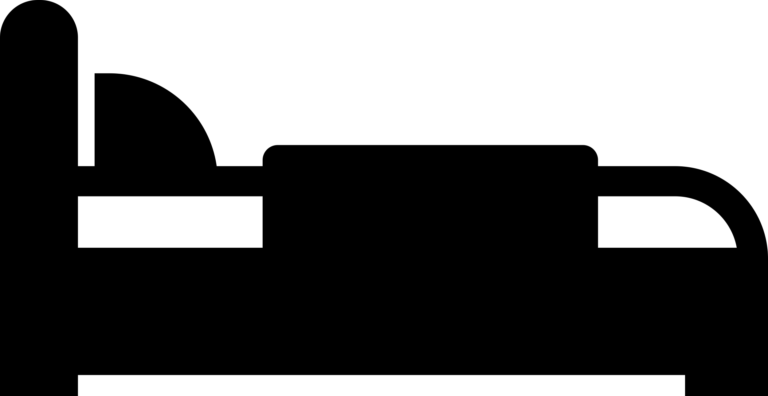 Hotel Left Side Bed Outline Svg File Free Vectors